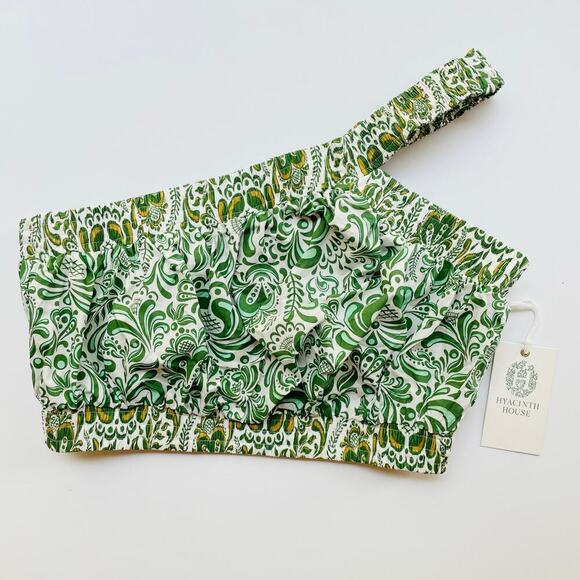 Hyacinth House by Tuckernuck Gina Crop Top One Shoulder Size Small NEW - Picture 3 of 11